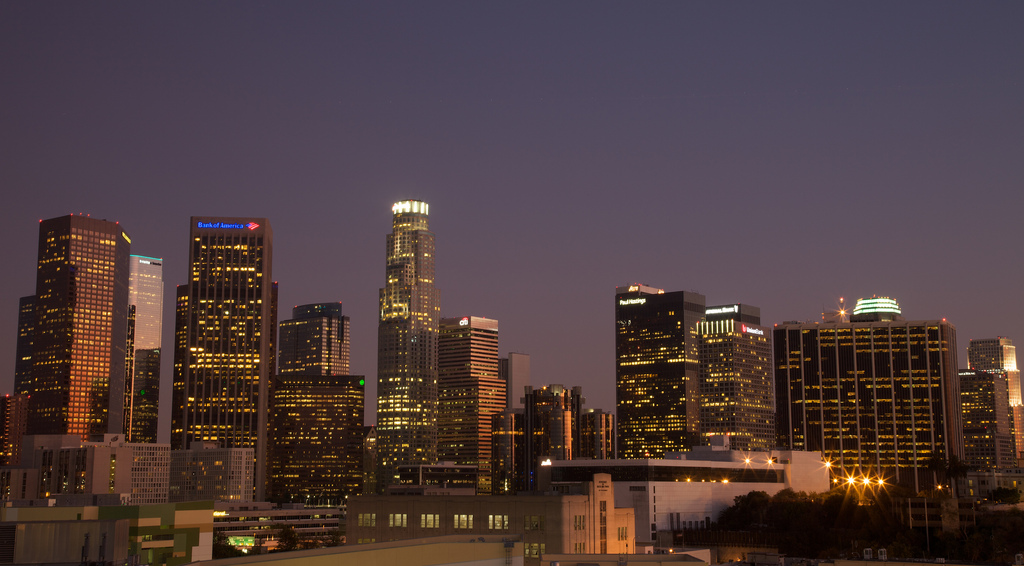 Downtown Los Angeles skyline