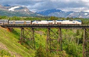 Empire Builder at Two Medicine Trestle