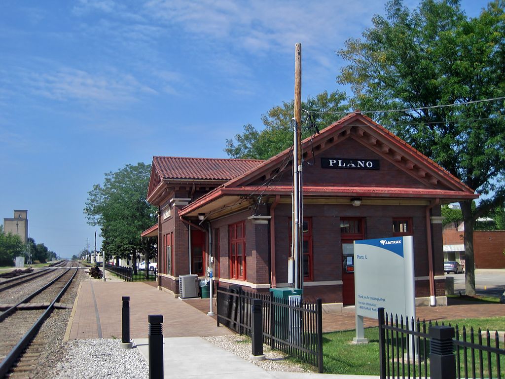 Plano Illinois Amtrak Station