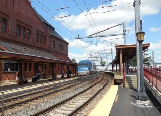 New London Amtrak Station in CT