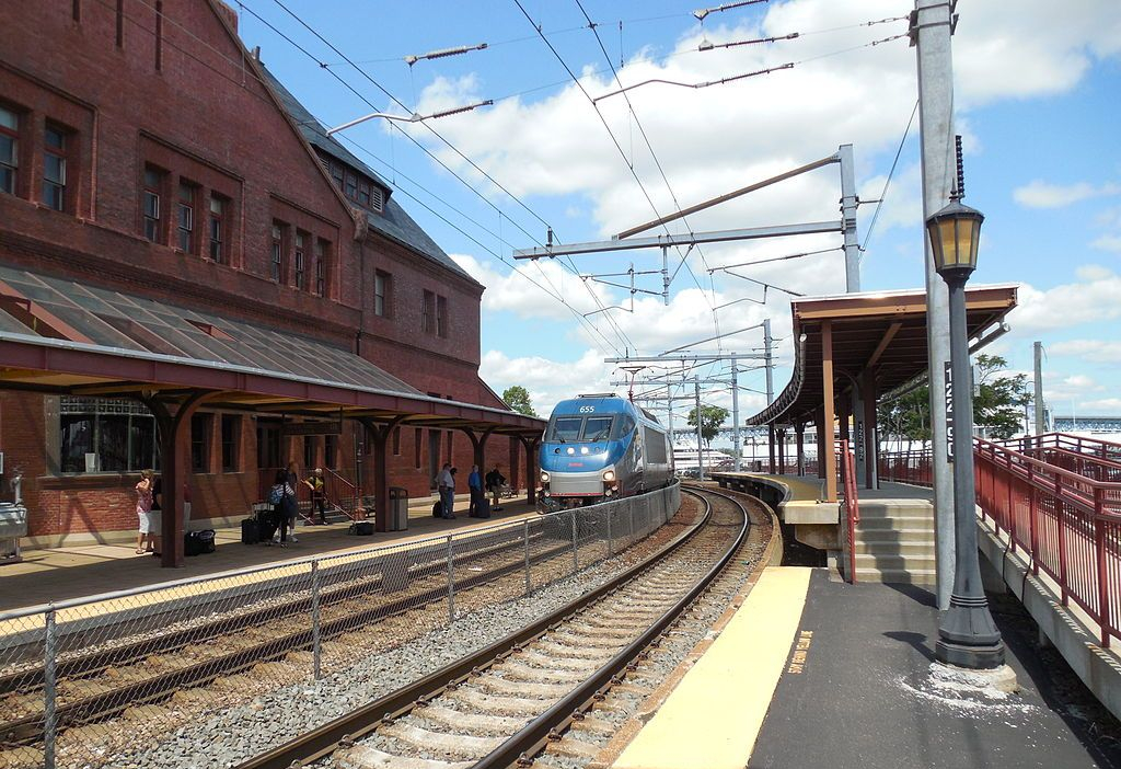 New London Amtrak Station in CT