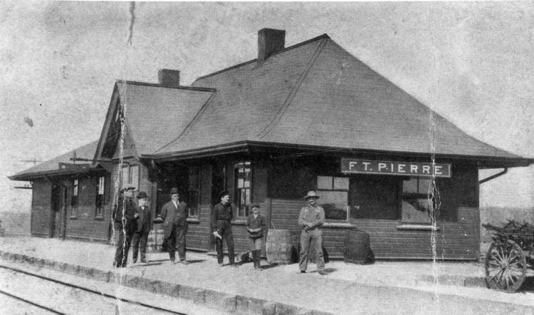 Old Ft. Pierre train depot in South Dakota