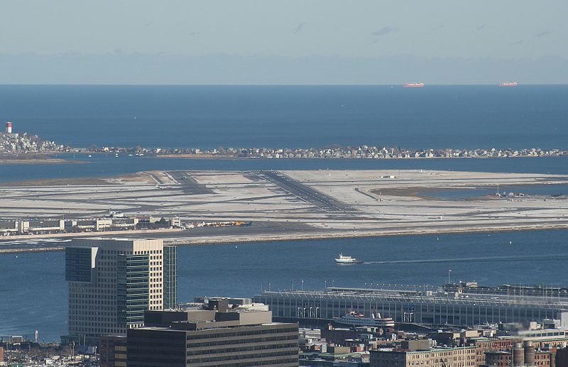 Which Amtrak station is closest to Boston Logan&nbsp;Airport?