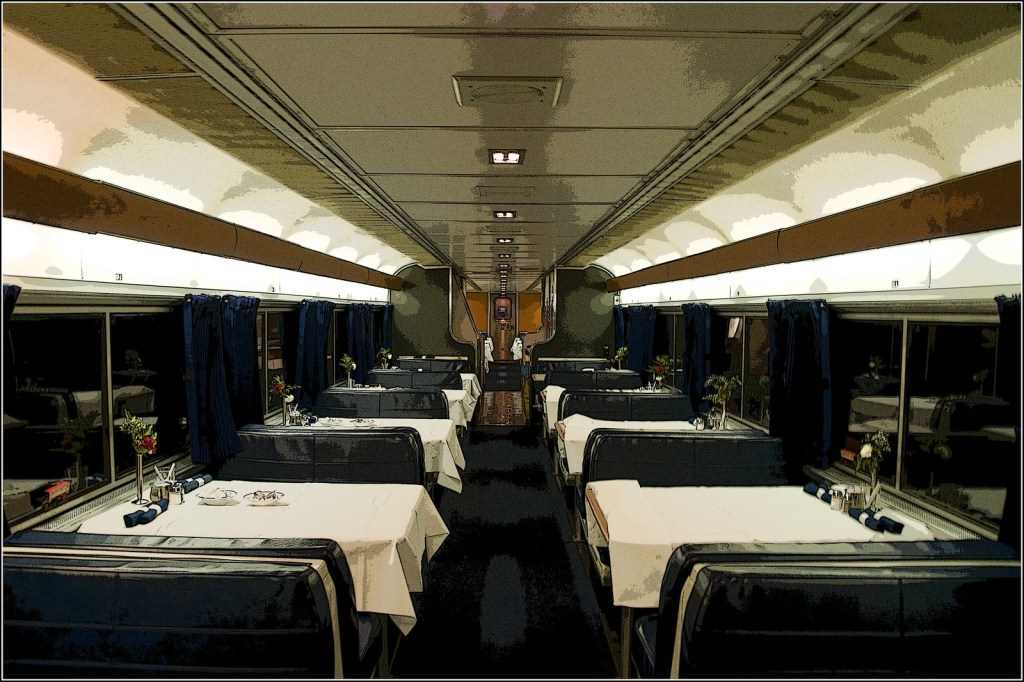 Amtrak routes with dining cars