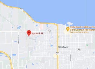 Sanford Auto Train Station Map