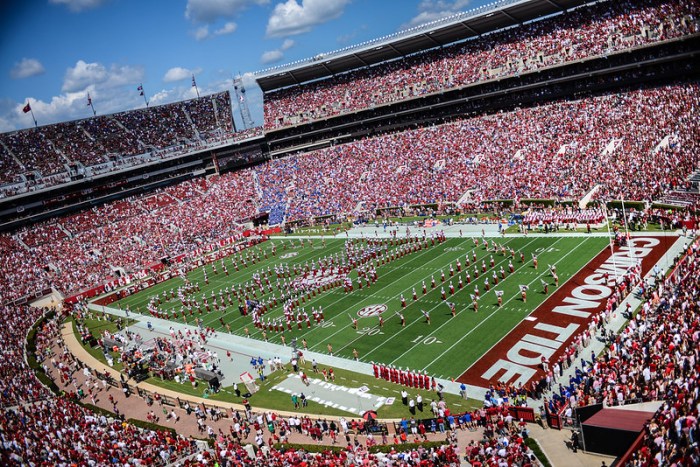 University of Alabama football field