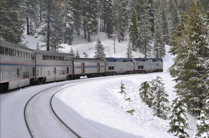 California Zephyr in Donner Pass