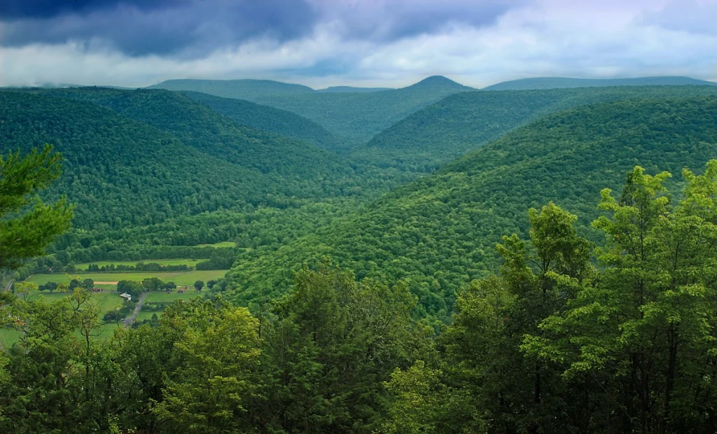 Alleghany Mountains in Pennsylvania