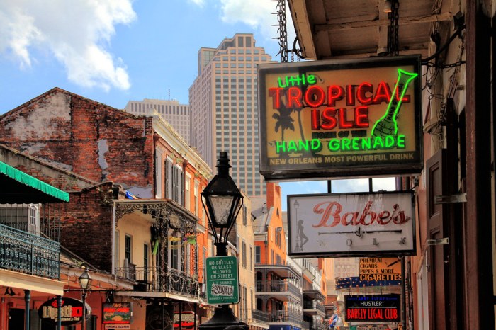 Bourbon Street in New Orleans