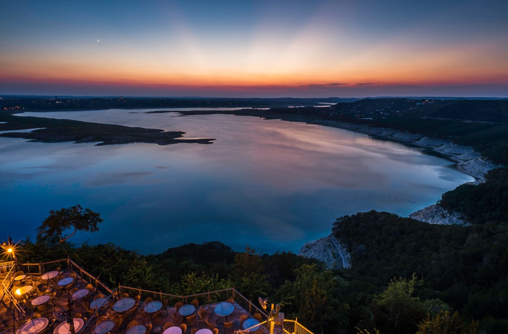 Lake Travis (near Austin) at sunset