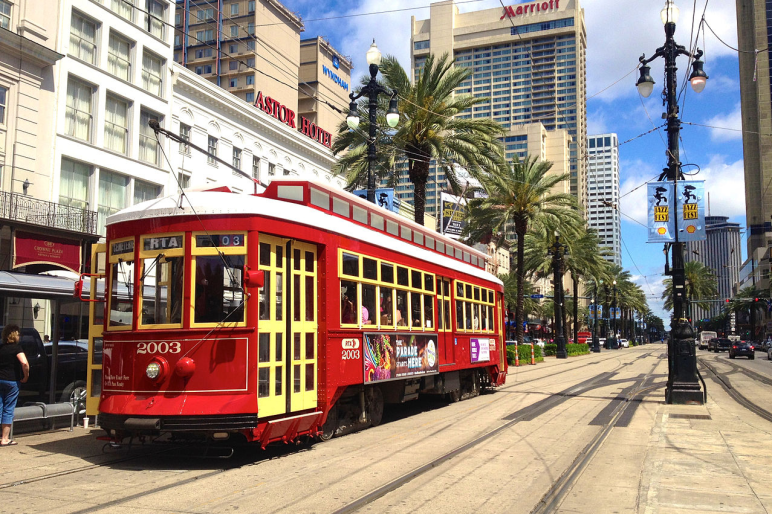 New Orleans Canal streetcar