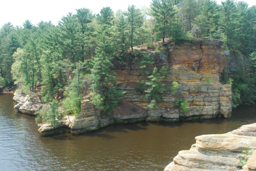 Dells of the Wisconsin River from High Rock