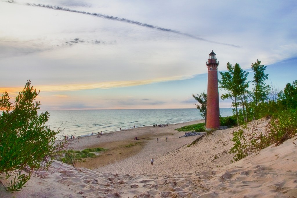Lake Michigan shoreline