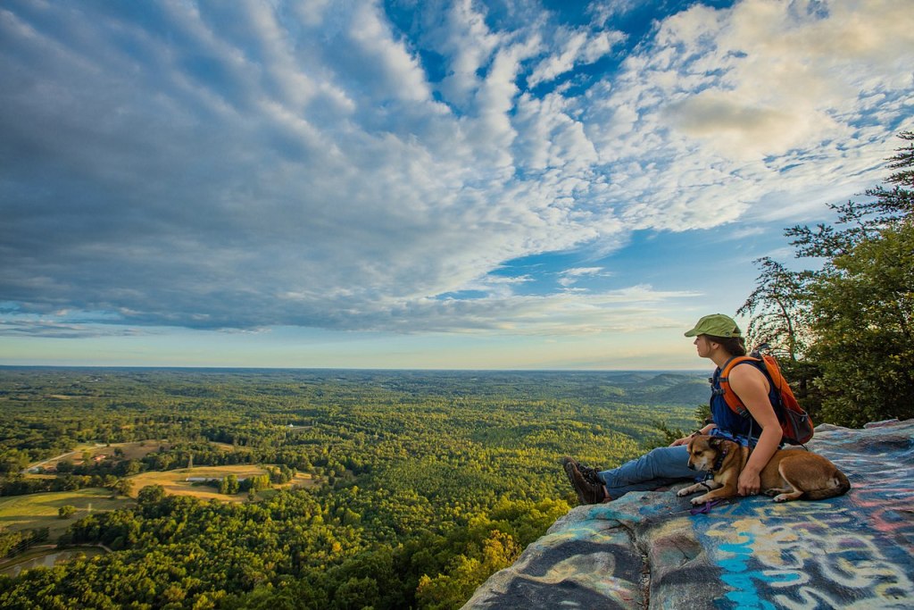 Currahee Mountain in Toccoa