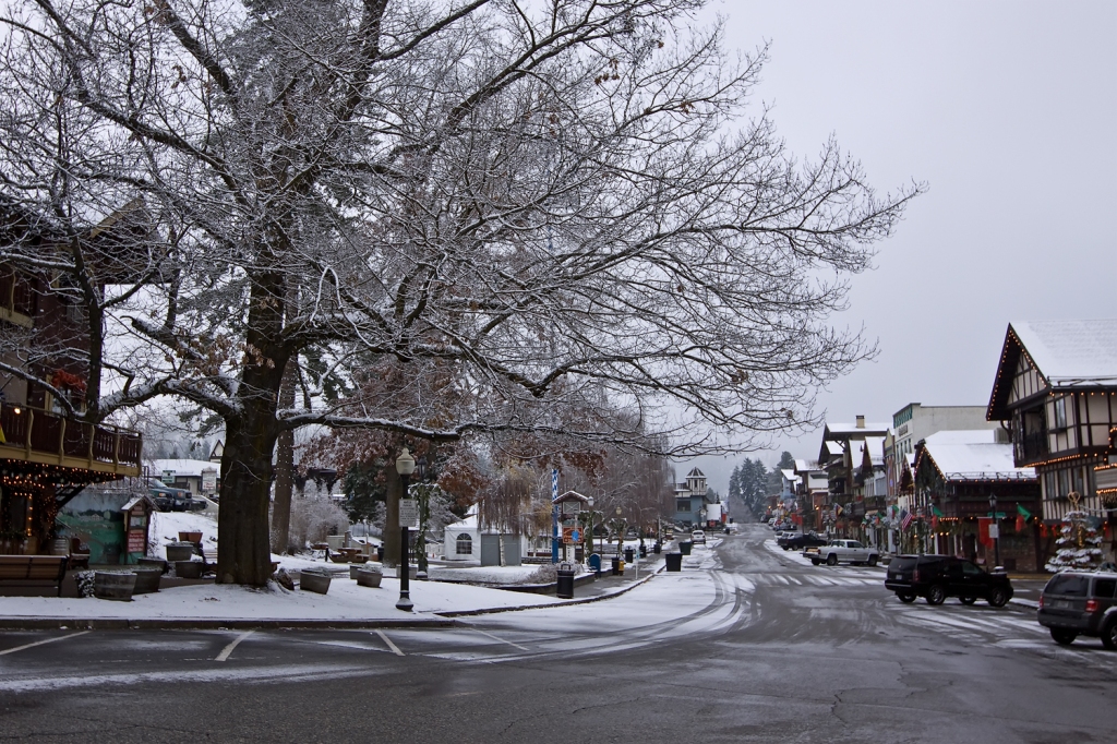 Front Street in Leavenworth, Washington