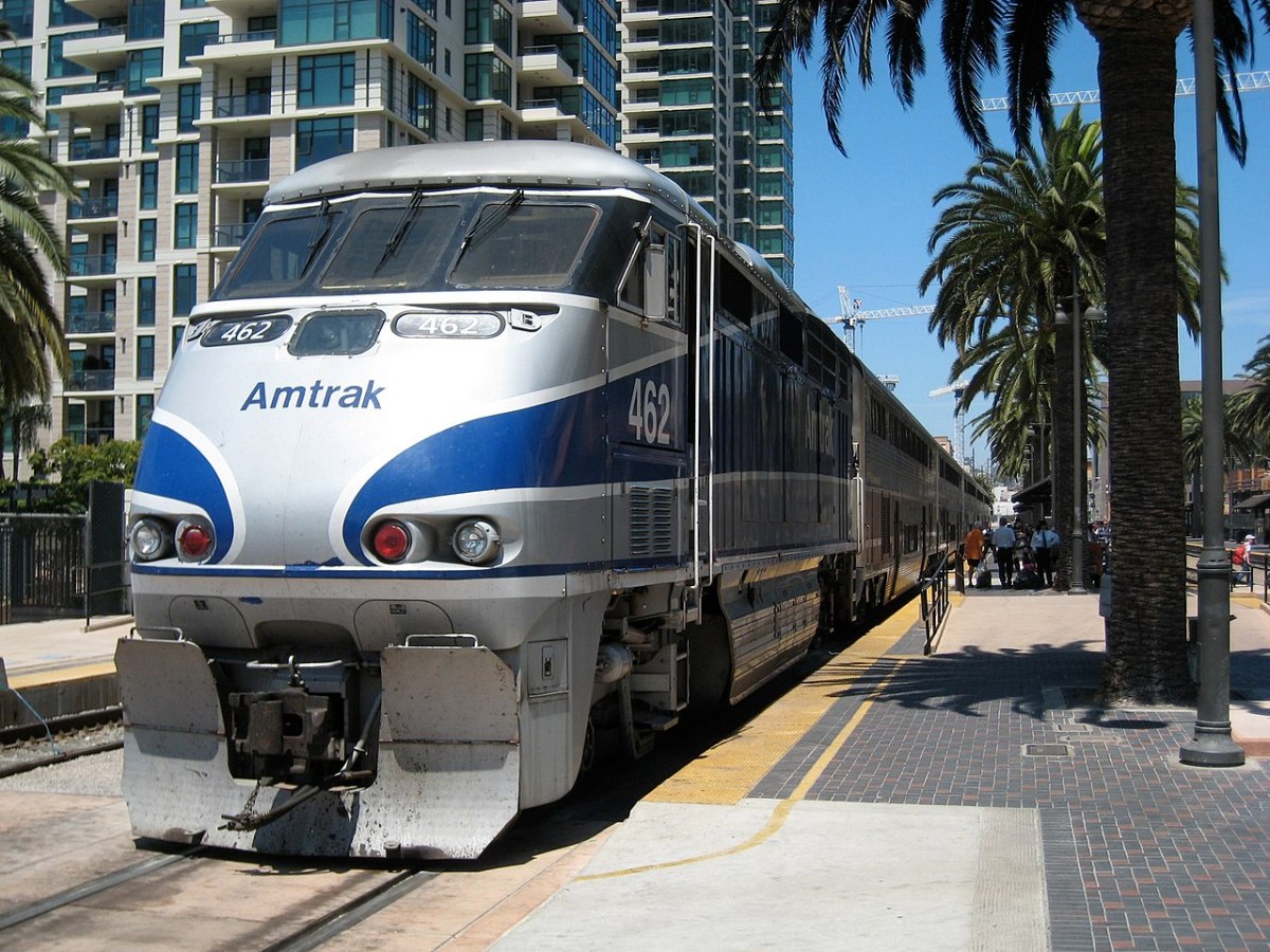 Los Angeles to San Diego by&nbsp;train