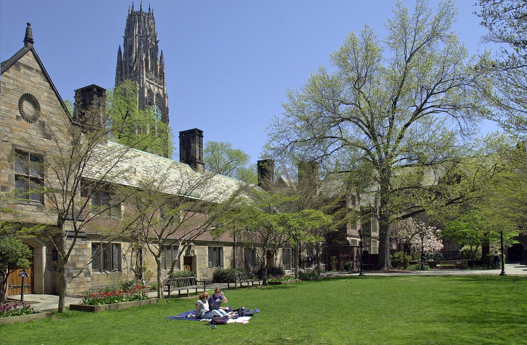 Yale University campus in New Haven