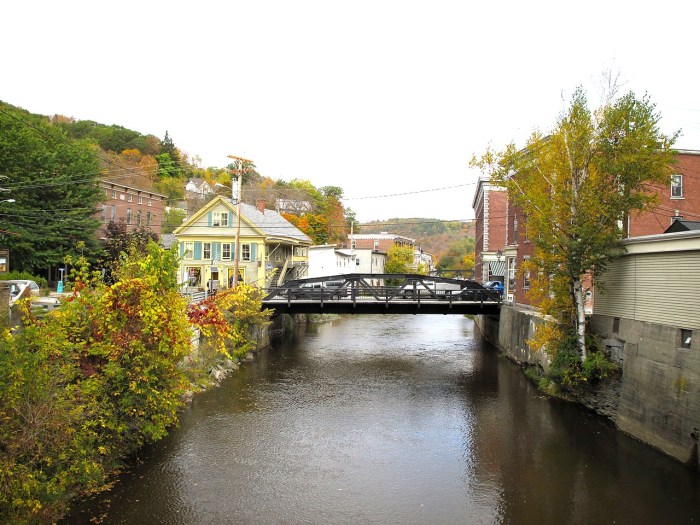Winooski River in Montpelier, Vermont