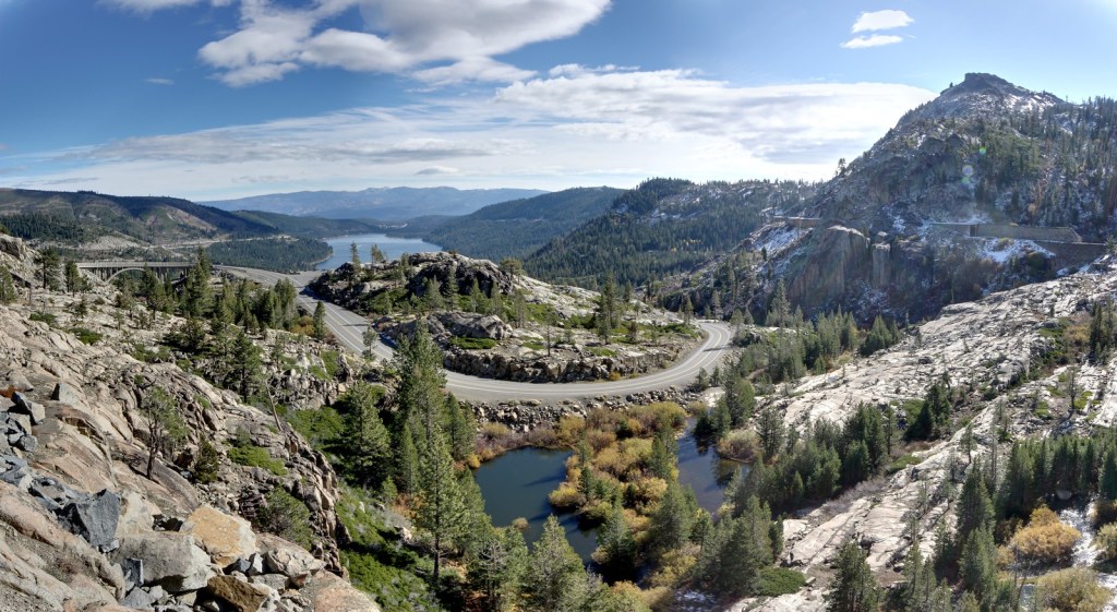 View of Donner Memorial State Park from Old Donner Pass