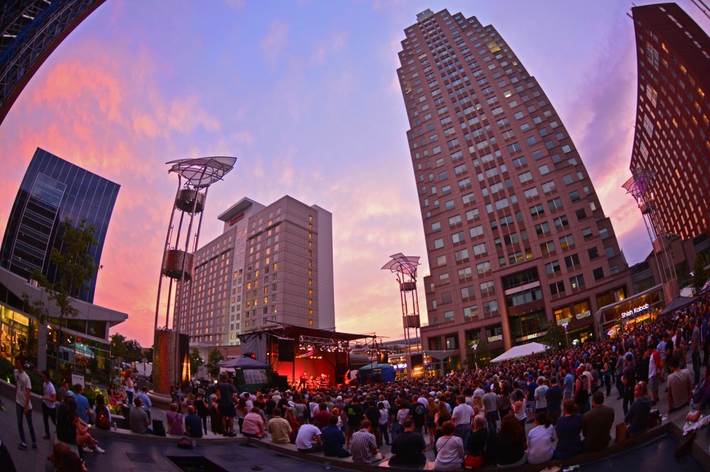 Festival in downtown Raleigh, North Carolina