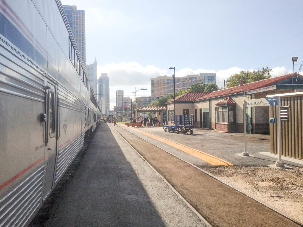Austin to San Antonio by train