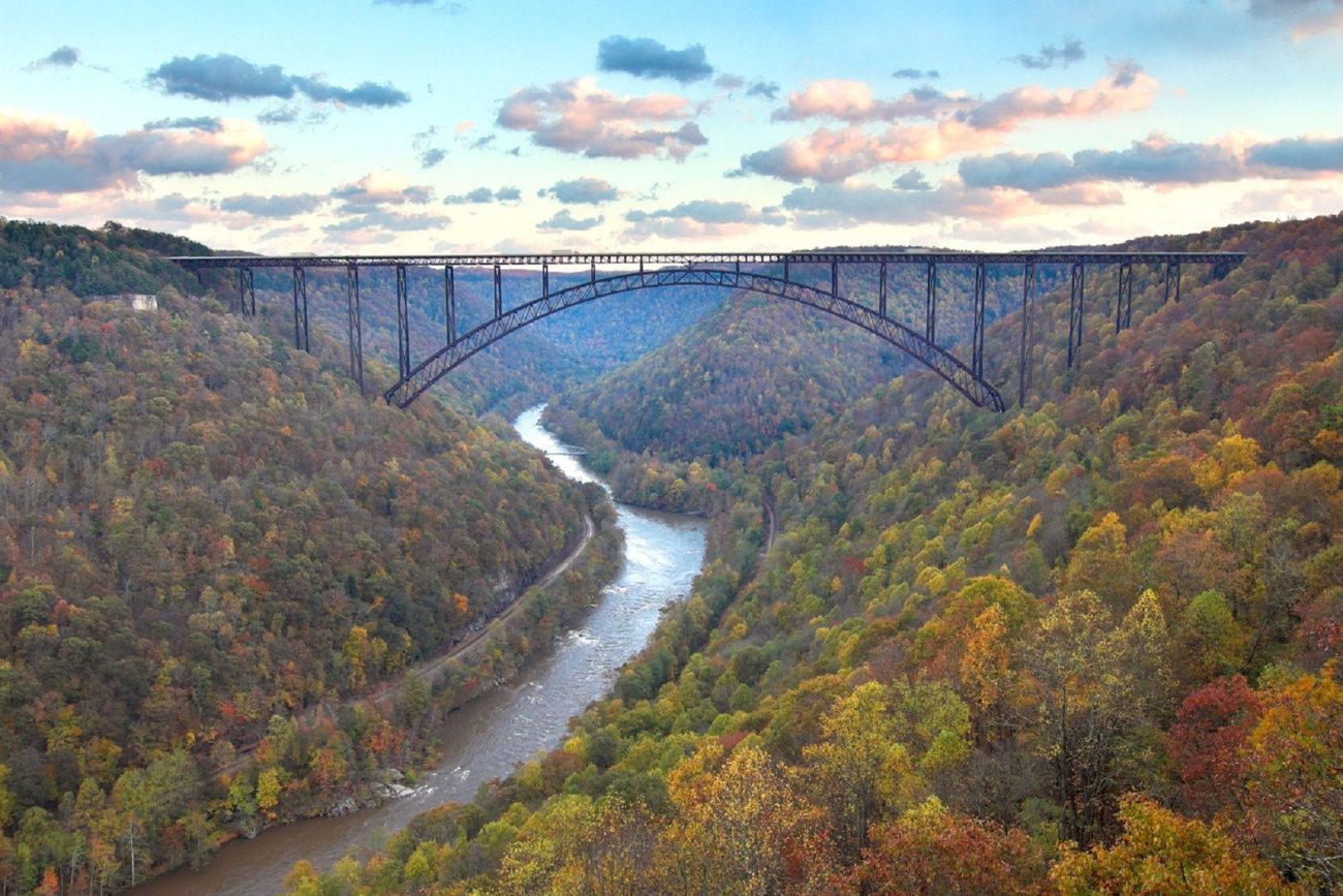 New River Gorge in fall