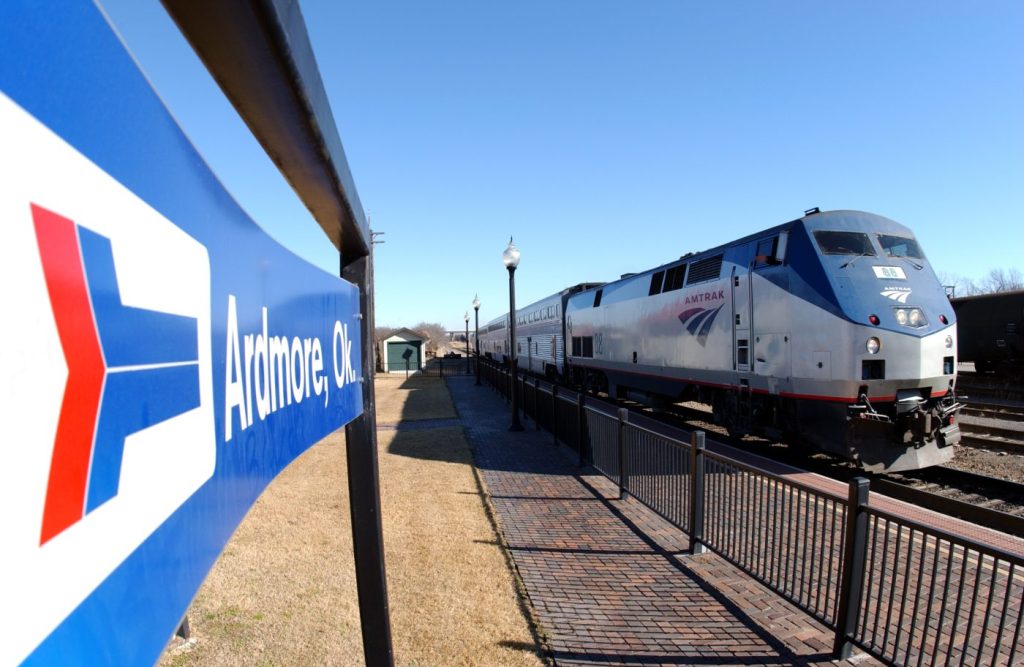 Heartland Flyer in Ardmore, Oklahoma