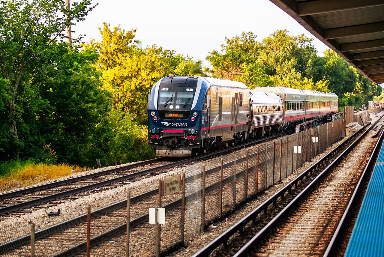 Lincoln Service Amtrak train