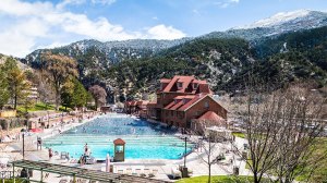 Hot springs pool in Glenwood Springs, Colorado